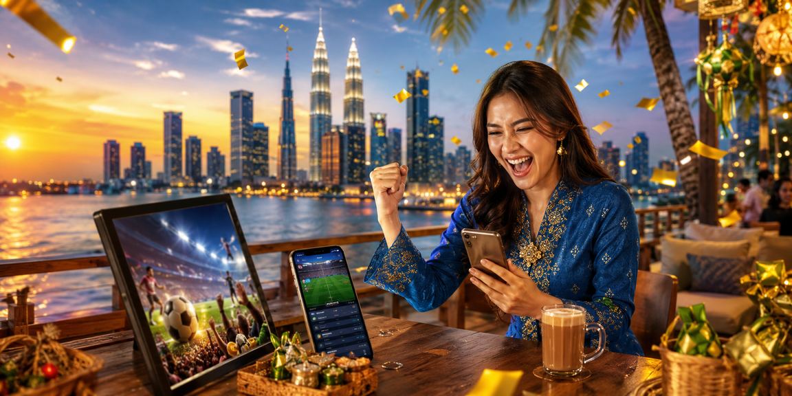 Pengguna Kuala Lumpur dalam pakaian baju kurung mengakses kasino mudah alih 25150