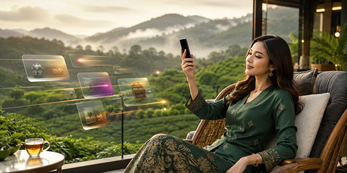 Pengguna Malaysia mengakses kasino mudah alih dan meja baccarat langsung di platform 25150